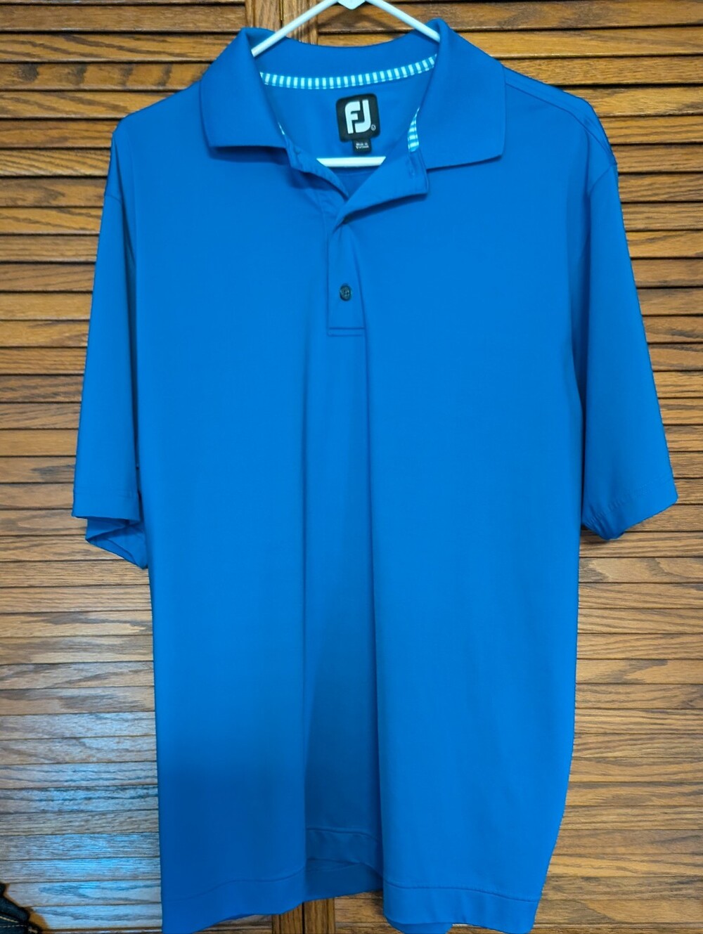 Footjoy Men's Blue Golf Polo‎ Size Large